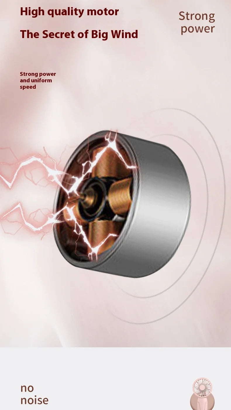Portable and Rechargeable Handheld Fan for the summer