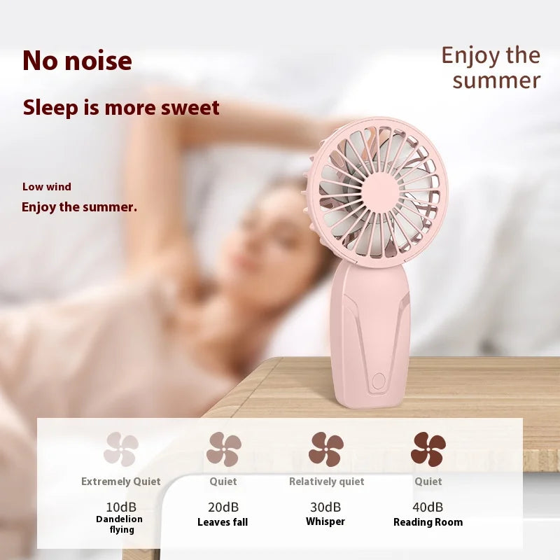 Portable and Rechargeable Handheld Fan for the summer