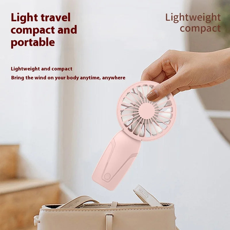 Portable and Rechargeable Handheld Fan for the summer