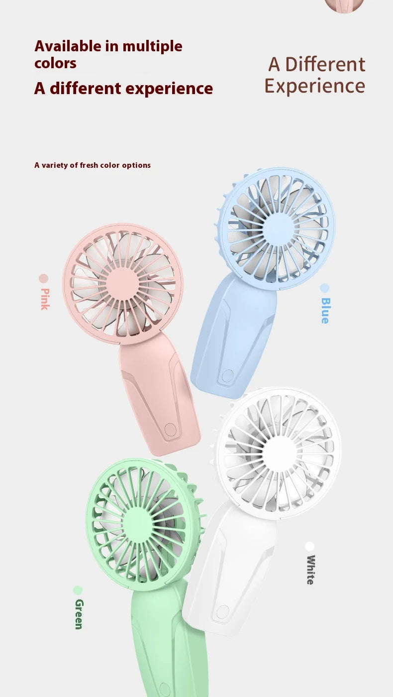 Portable and Rechargeable Handheld Fan for the summer