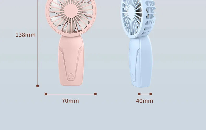 Portable and Rechargeable Handheld Fan for the summer