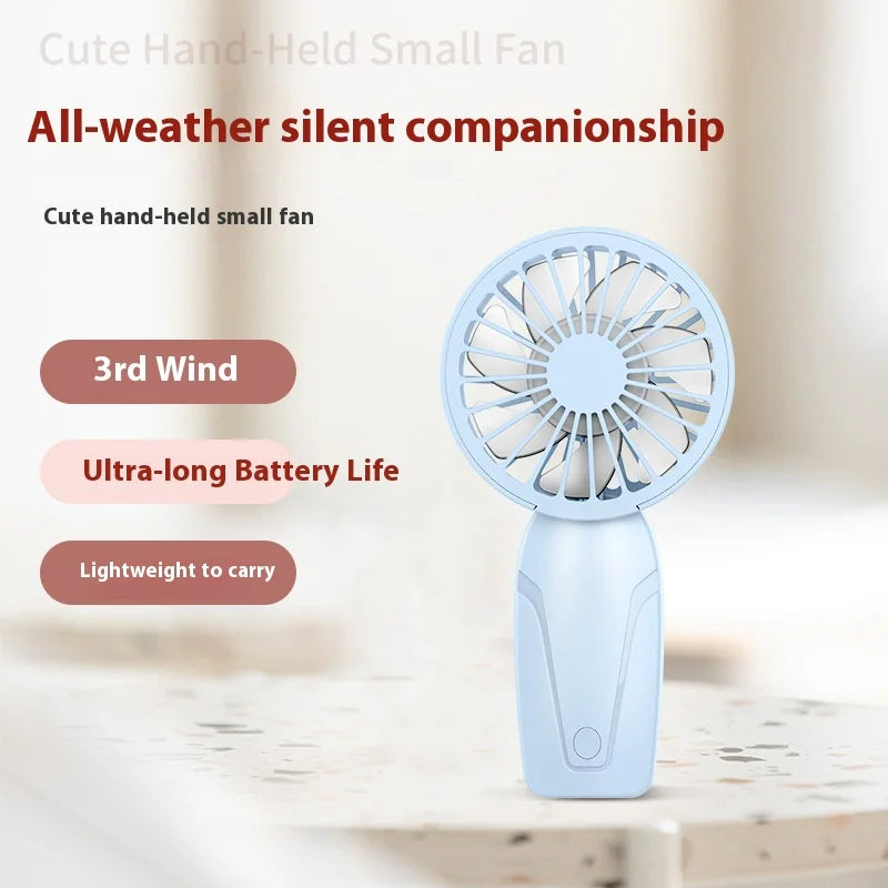 Portable and Rechargeable Handheld Fan for the summer