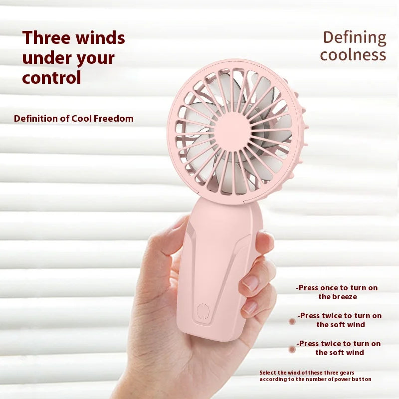 Portable and Rechargeable Handheld Fan for the summer