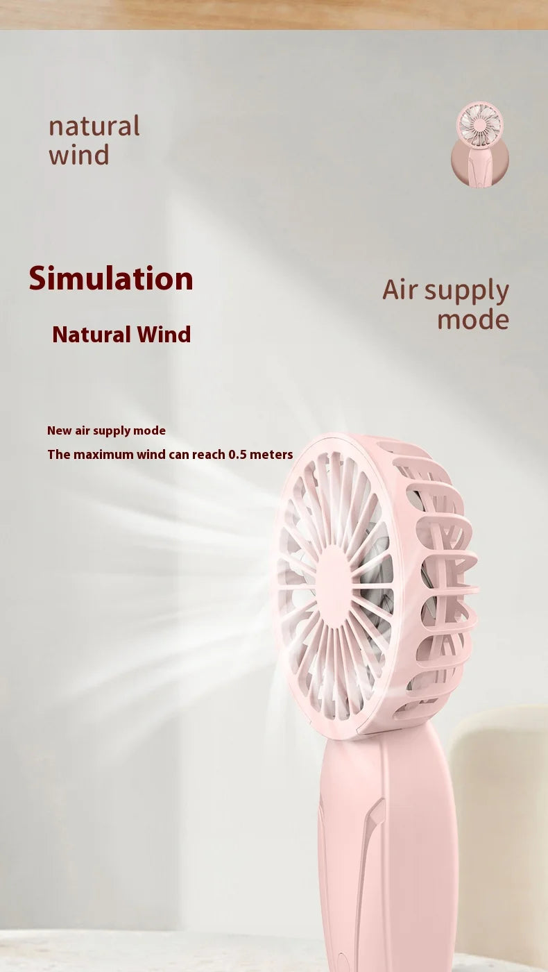 Portable and Rechargeable Handheld Fan for the summer